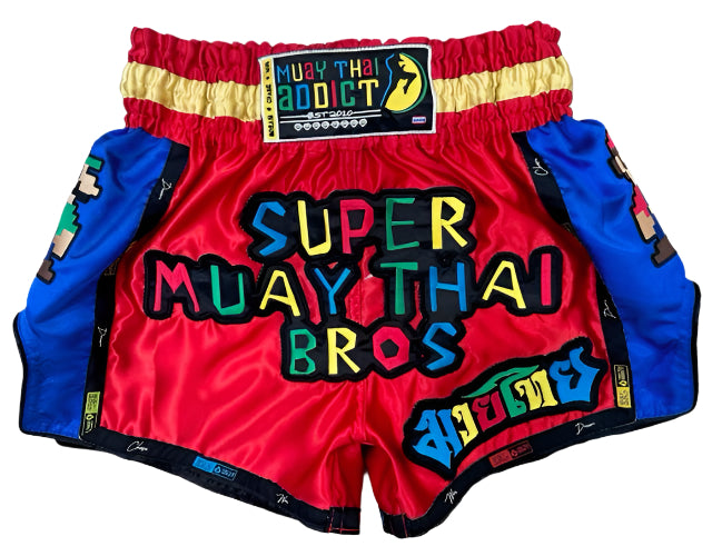 Super Muay Thai Bros Red Shorts