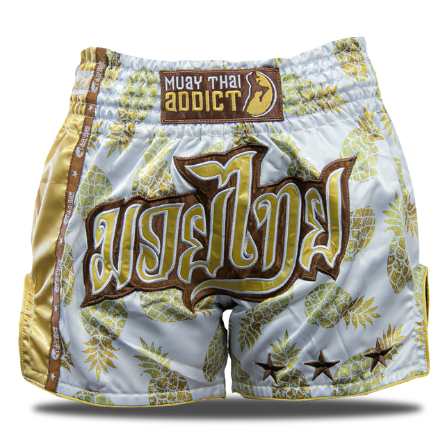 Golden Pineapple Muay Thai Shorts