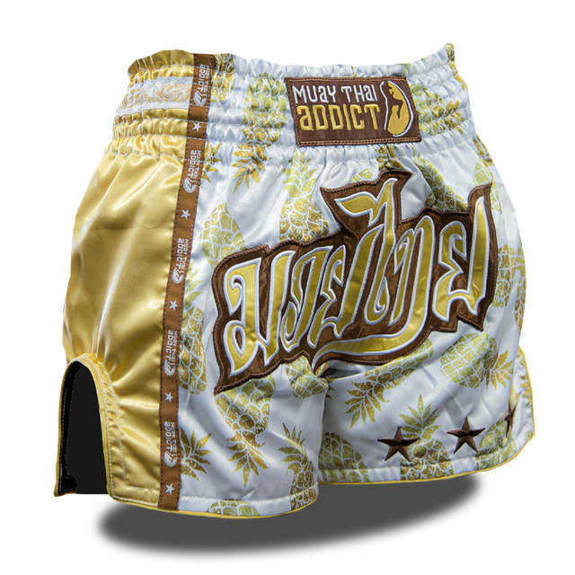 Golden Pineapple Muay Thai Shorts