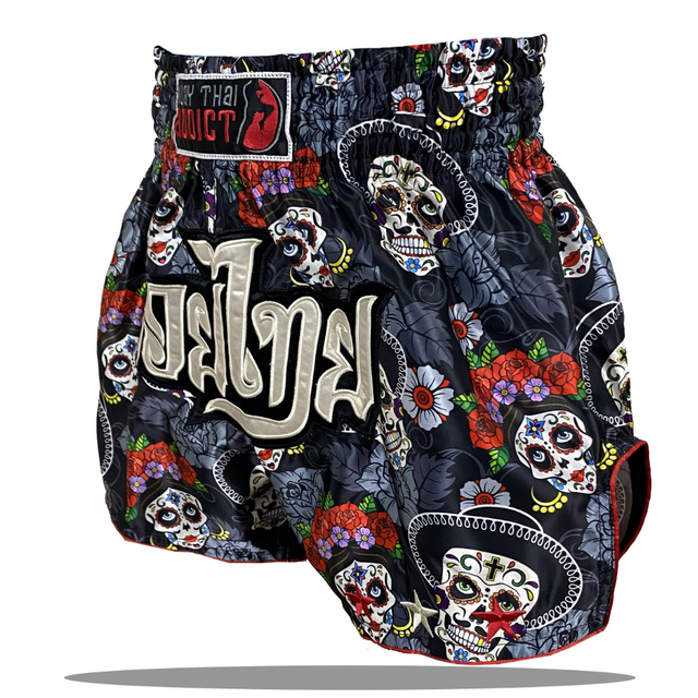 Sugar Skull Garden Muay Thai Shorts