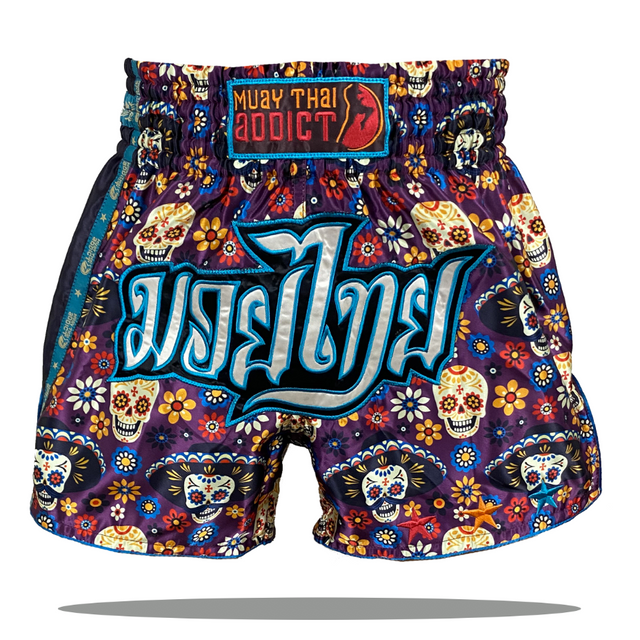 Dia De La Muerte Muay Thai Shorts