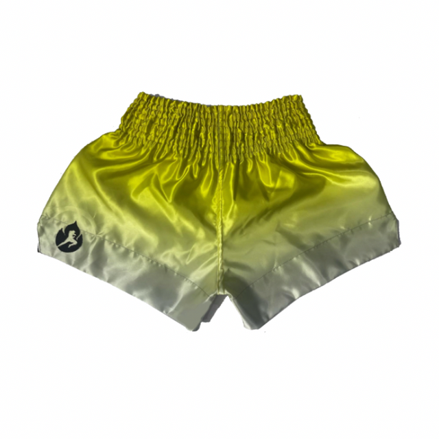 Yellow Faded Muay Thai Shorts