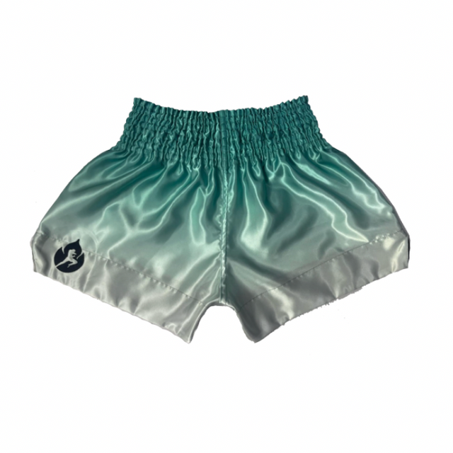 Teal Faded Muay Thai Shorts