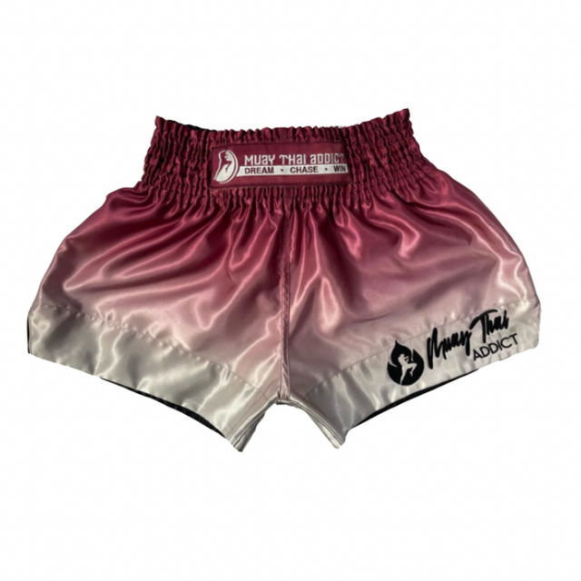 Maroon Faded Muay Thai Shorts