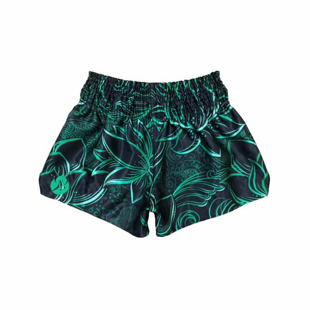 WBC Green Lotus Muay Thai Shorts