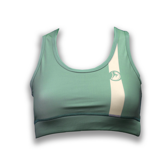 MTA Stance Racerback Sport Bra - Gunner Green