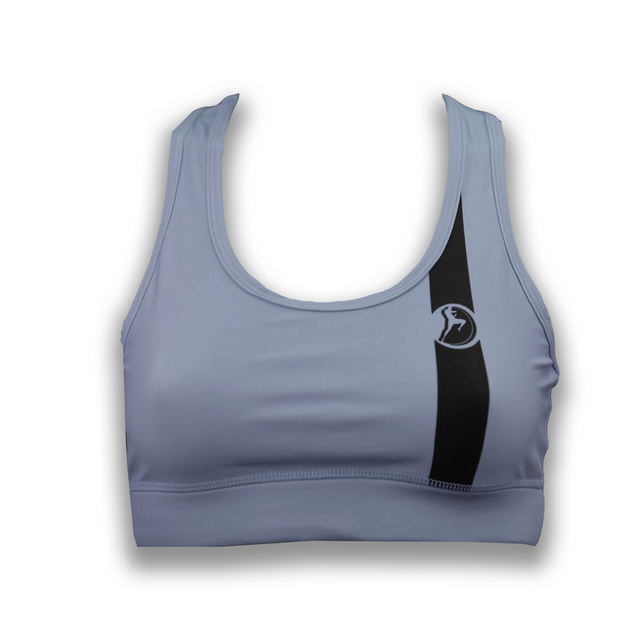 MTA Stance Racerback Sport Bra - Carbon Grey