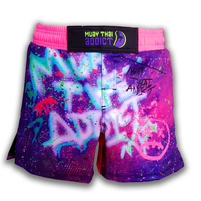 Neon Pink Graffiti Competition Short